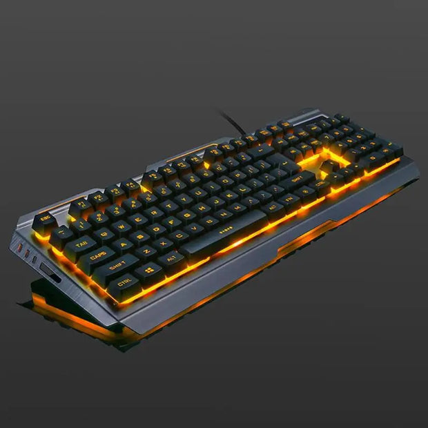 Mechanical Feel Gaming Keyboard Mouse Set